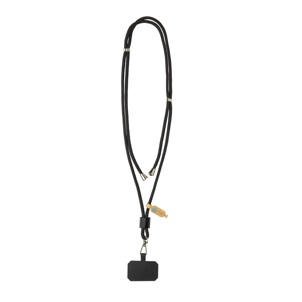 CarryLoop rPET Handyband RCS-zertifiziert, schwarz CarryLoop rPET Handyband RCS-zertifiziert, schwarz