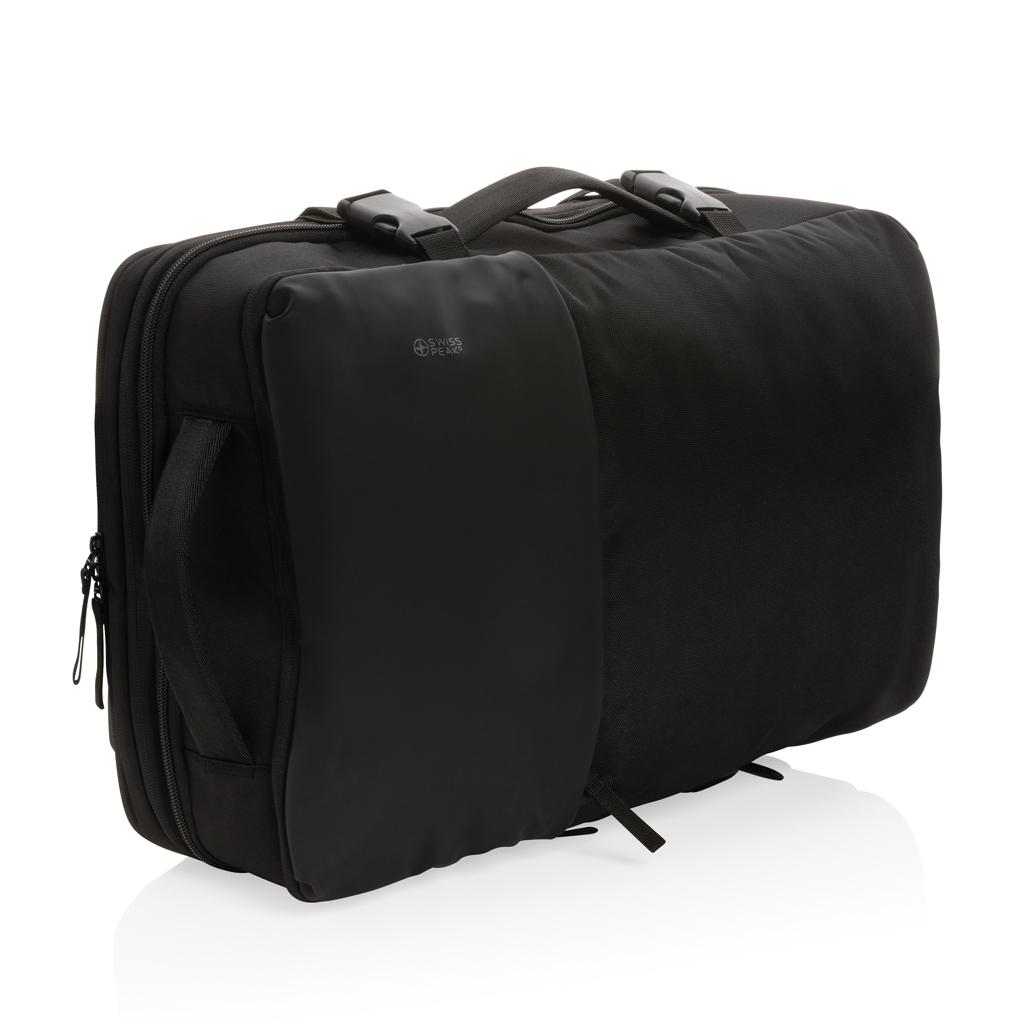 Swiss Peak AWARE rPET Wochenendrucksack 15,6 Zoll - bedruckbar als Werbemittel