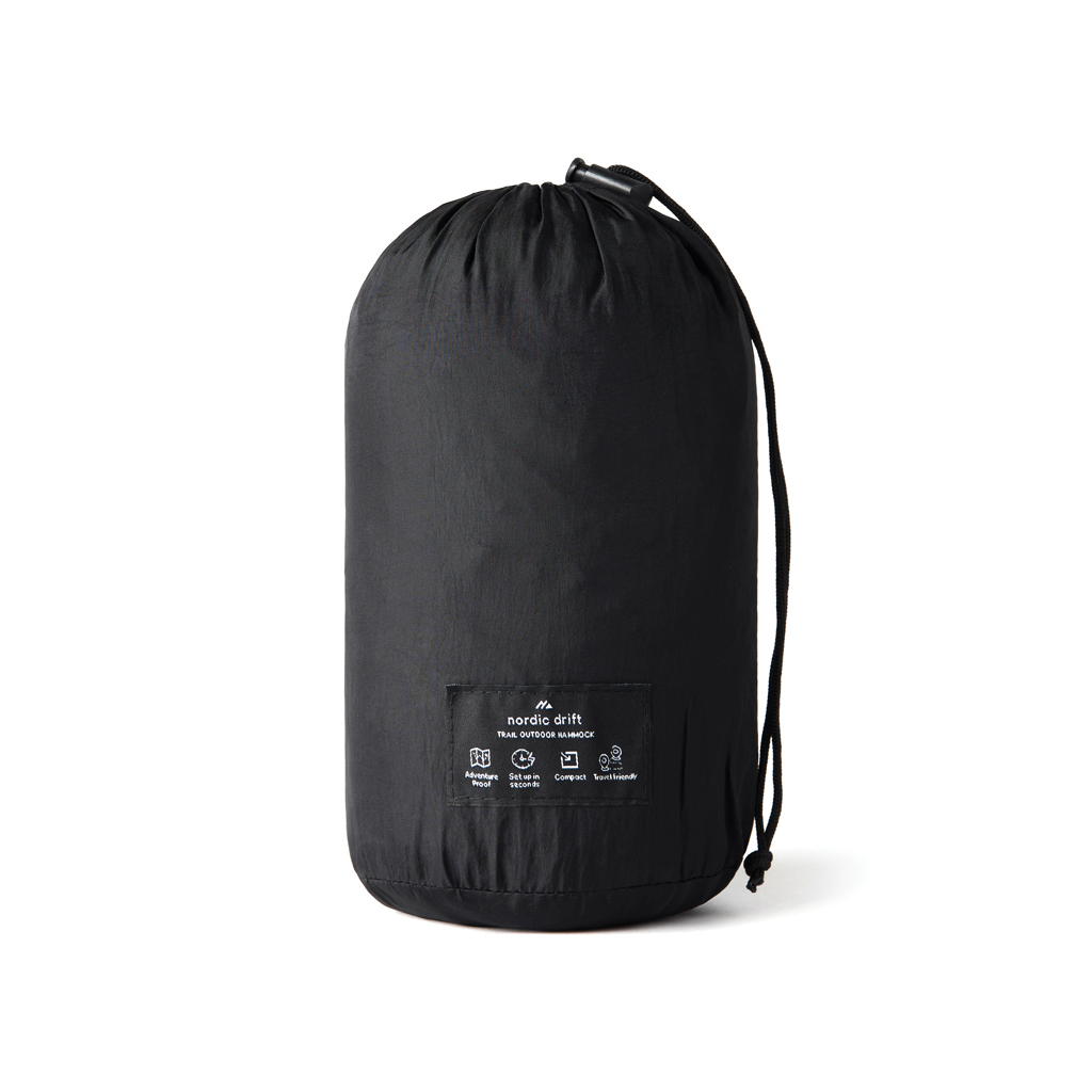 Nordic Drift Outdoor-Hängematte aus GRS-Nylon, mit Logo bedruckbar