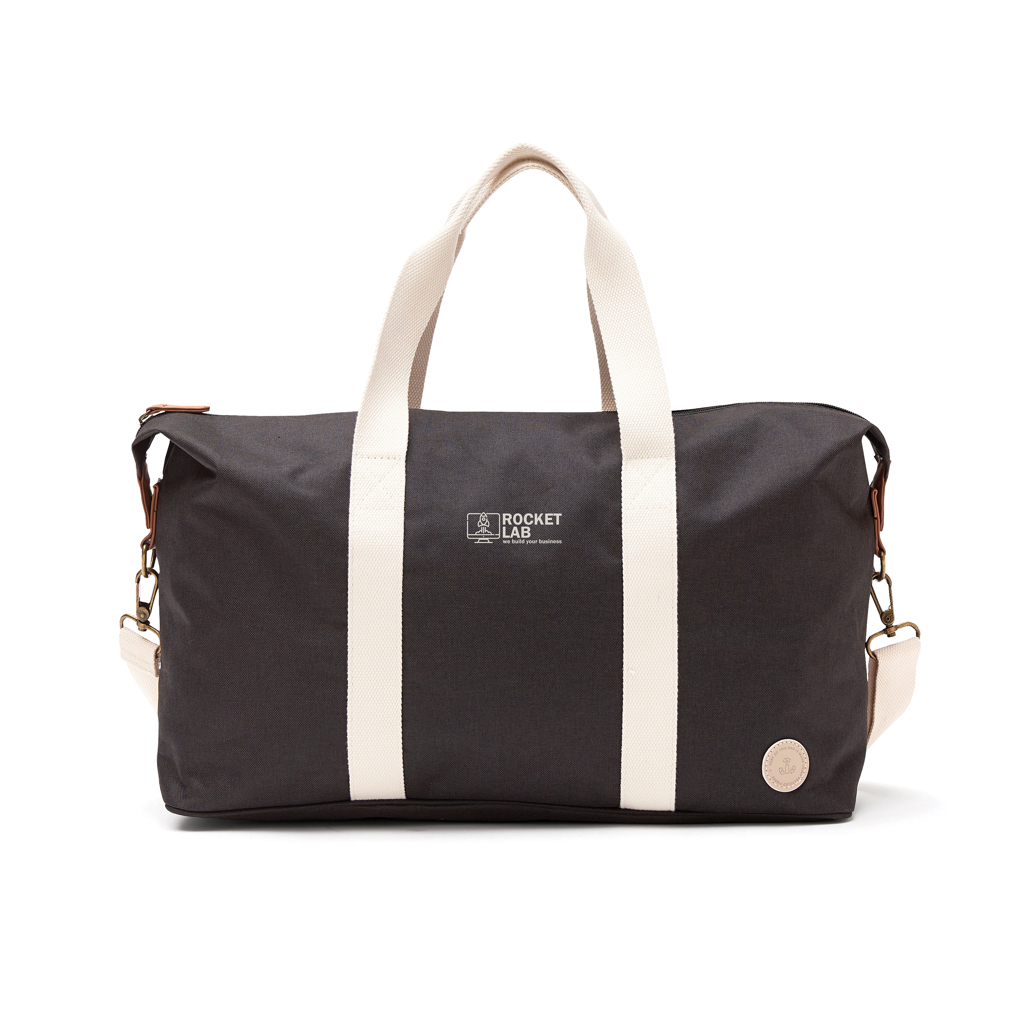 VINGA Sortino Wochenendtasche aus PET mit PU-Details, bestickbar VINGA Sortino Wochenendtasche aus PET mit PU-Details, bestickbar