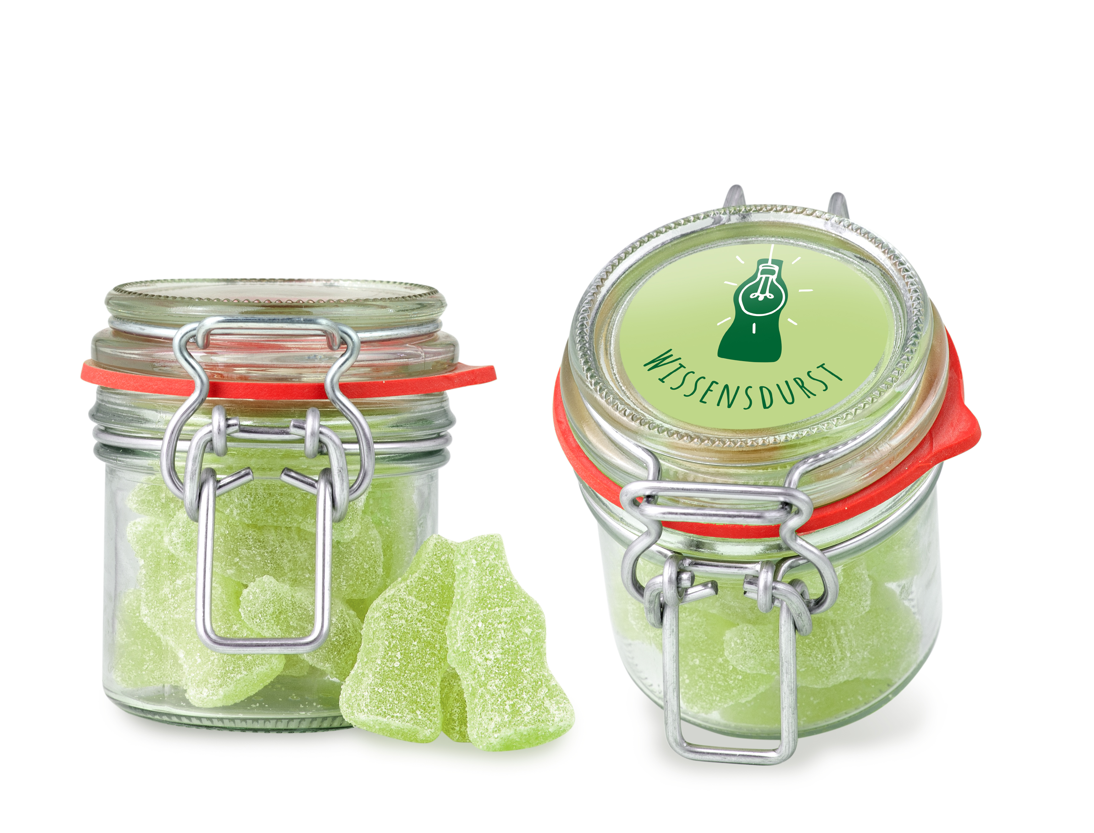 Bügelglas Wissensdurst