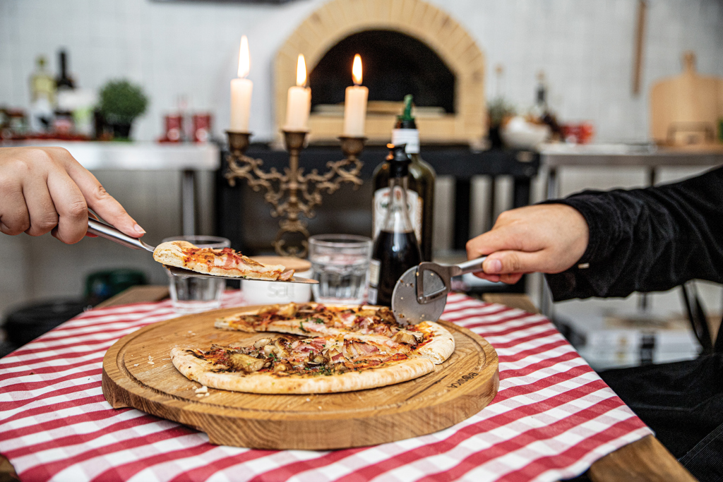 BOSKA Pizza-Set Copenhagen, Edelstahl mit Lasergravur
