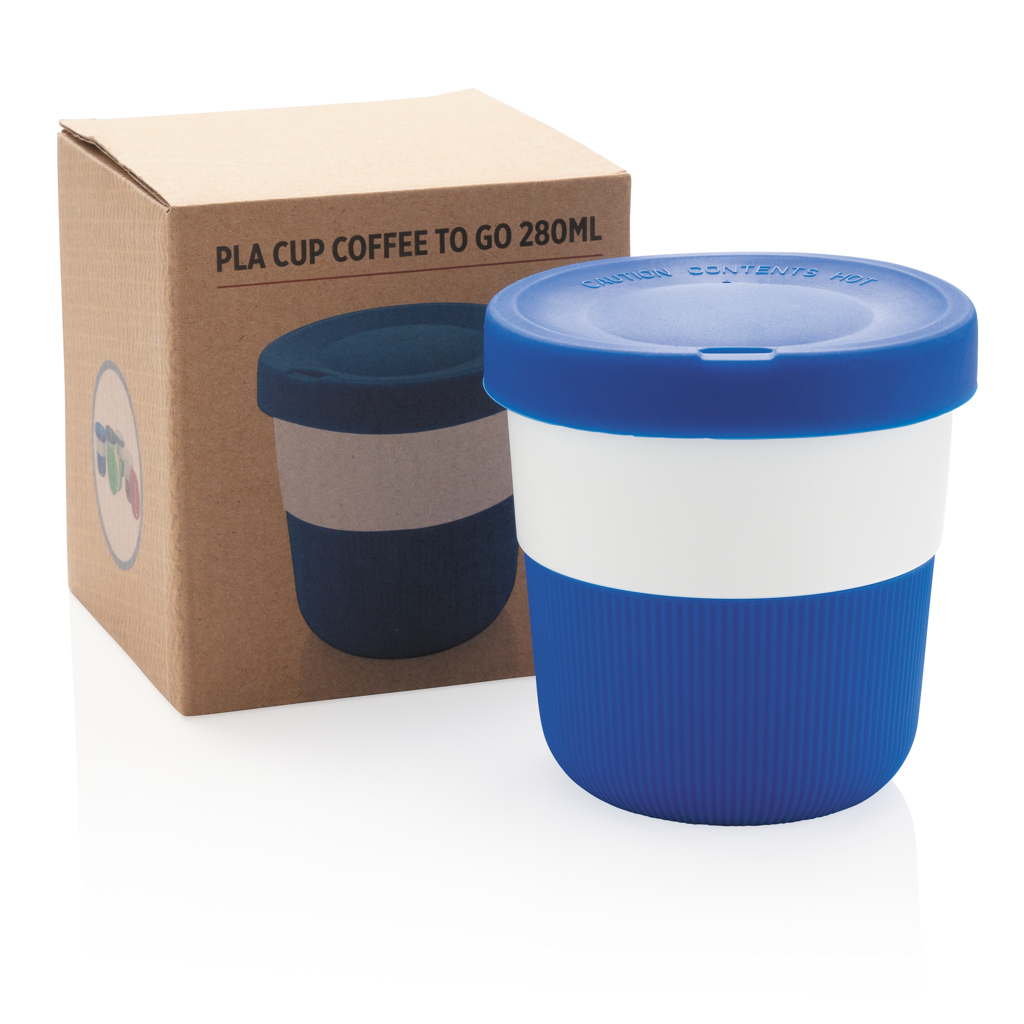 XD Collection PLA Coffee-To-Go Becher 280 ml mit Logo bedrucken XD Collection PLA Coffee-To-Go Becher 280 ml mit Logo bedrucken