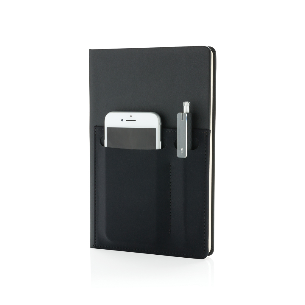 XD Collection A5 Notizbuch mit Smartphone- und Dokumentenfach, PU, bedruckbar XD Collection A5 Notizbuch mit Smartphone- und Dokumentenfach, PU, bedruckbar