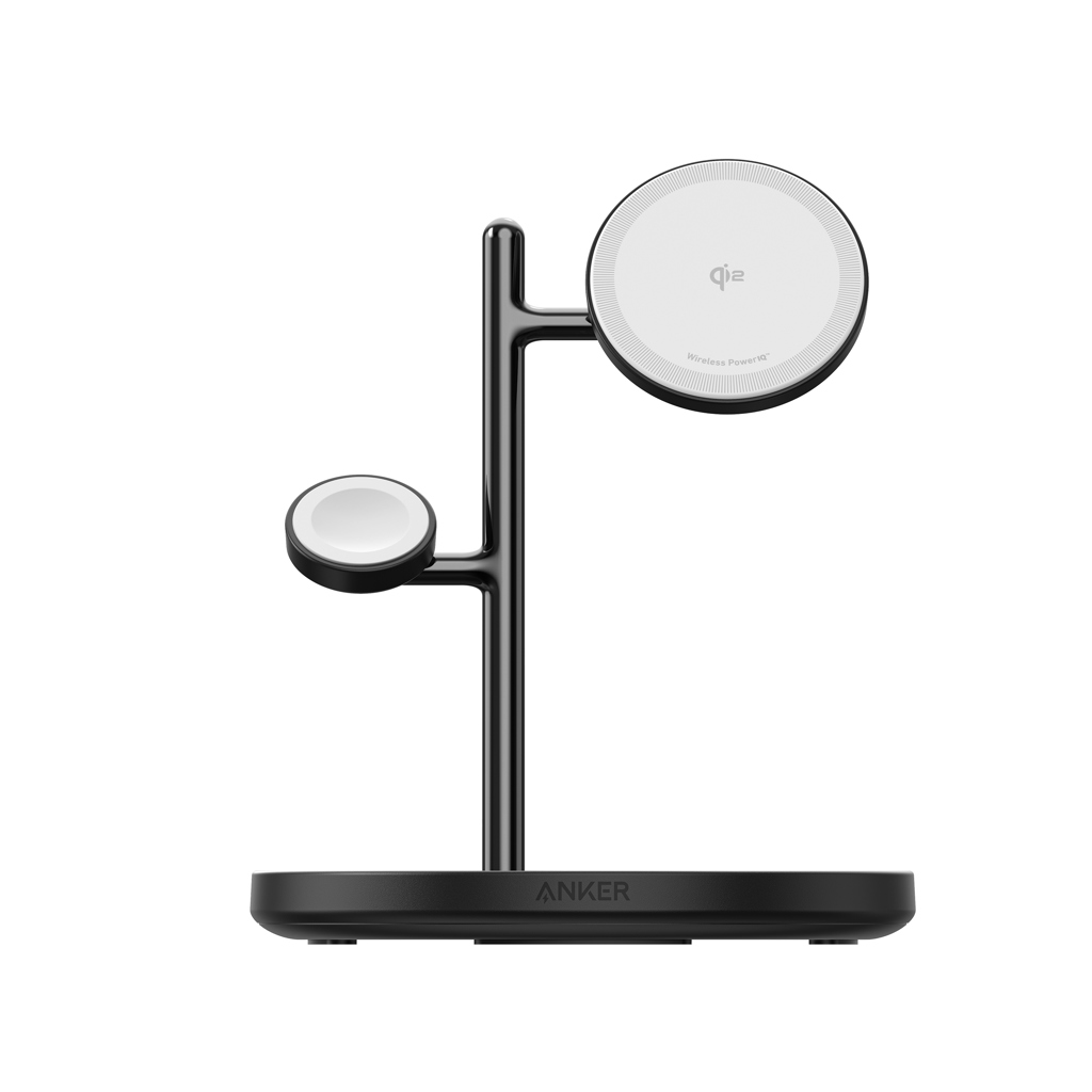 Anker MagGo kabellose 3-in-1 Ladestation Qi2 mit Logo-Tampondruck