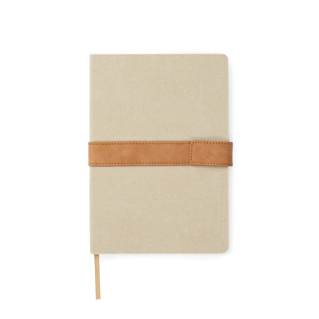 VINGA Bosler A5-Notizbuch aus RCS-recyceltem Papier, mit Logo veredelbar