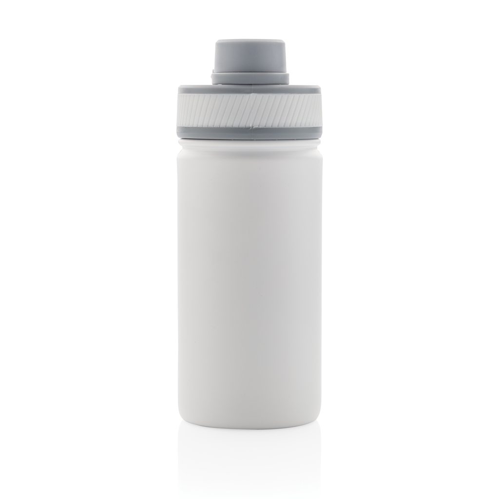Edelstahl Vakuum-Trinkflasche 550 ml 5h kalt/15h warm weiß Edelstahl Vakuum-Trinkflasche 550 ml 5h kalt/15h warm weiß