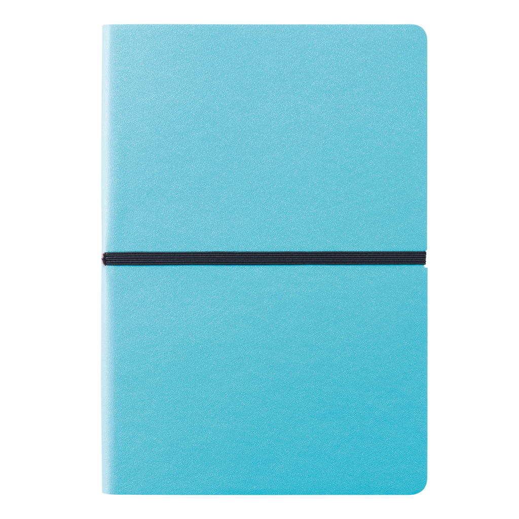 XD Collection Deluxe Softcover Notizbuch A5 schwarz – 192 linierte Seiten, FSC-Mix, bedruckbar