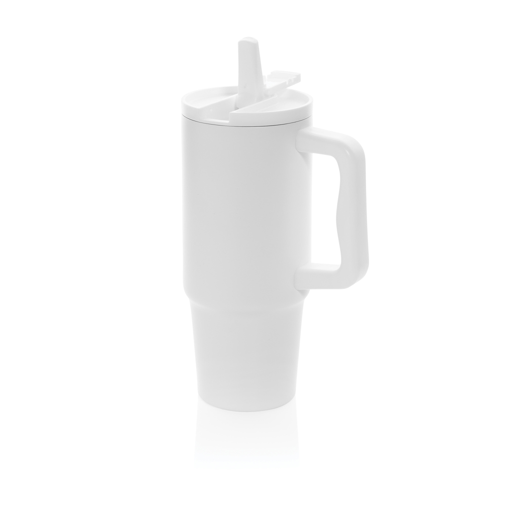 XD Collection Embrace Thermobecher 900 ml aus RCS-recyceltem Edelstahl, auslaufsicher, mit Logo veredelbar