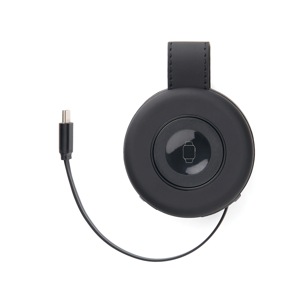 VINGA Baltimore 2-in-1 Wireless Charger 15W aus recyceltem ABS/PU VINGA Baltimore 2-in-1 Wireless Charger 15W aus recyceltem ABS/PU
