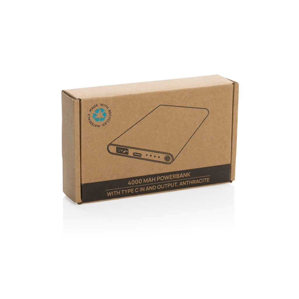 Powerbank 4000mAh RCS-Aluminium – Innovatives Event-Gadget mit Logo Powerbank 4000mAh RCS-Aluminium – Innovatives Event-Gadget mit Logo