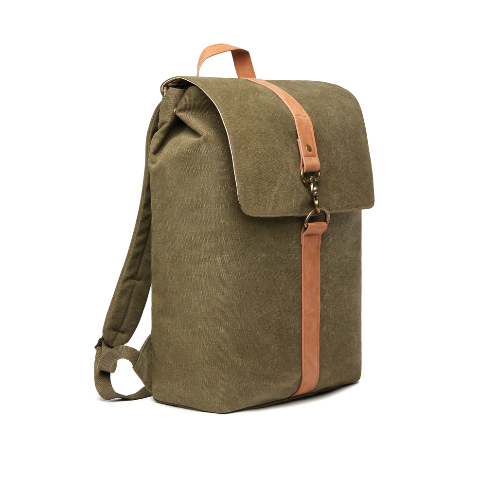 VINGA Bosler Laptop-Rucksack 17 Zoll aus GRS-recyceltem Canvas VINGA Bosler Laptop-Rucksack 17 Zoll aus GRS-recyceltem Canvas