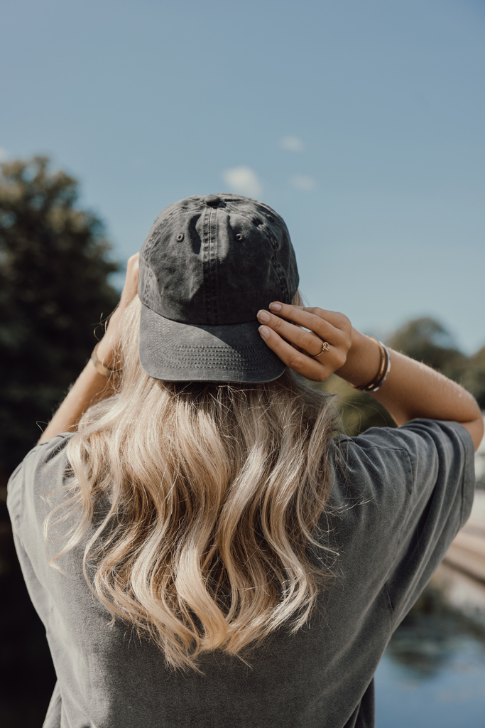 XD Xclusive BEAU AWARE™ Washed 6-Panel Cap aus Baumwolltwill 270 g/m², mit Logo bestickbar