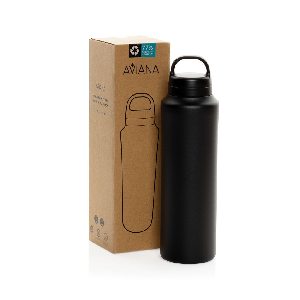 Aviana Rowan RCS Wasserflasche 740 ml aus recyceltem Edelstahl