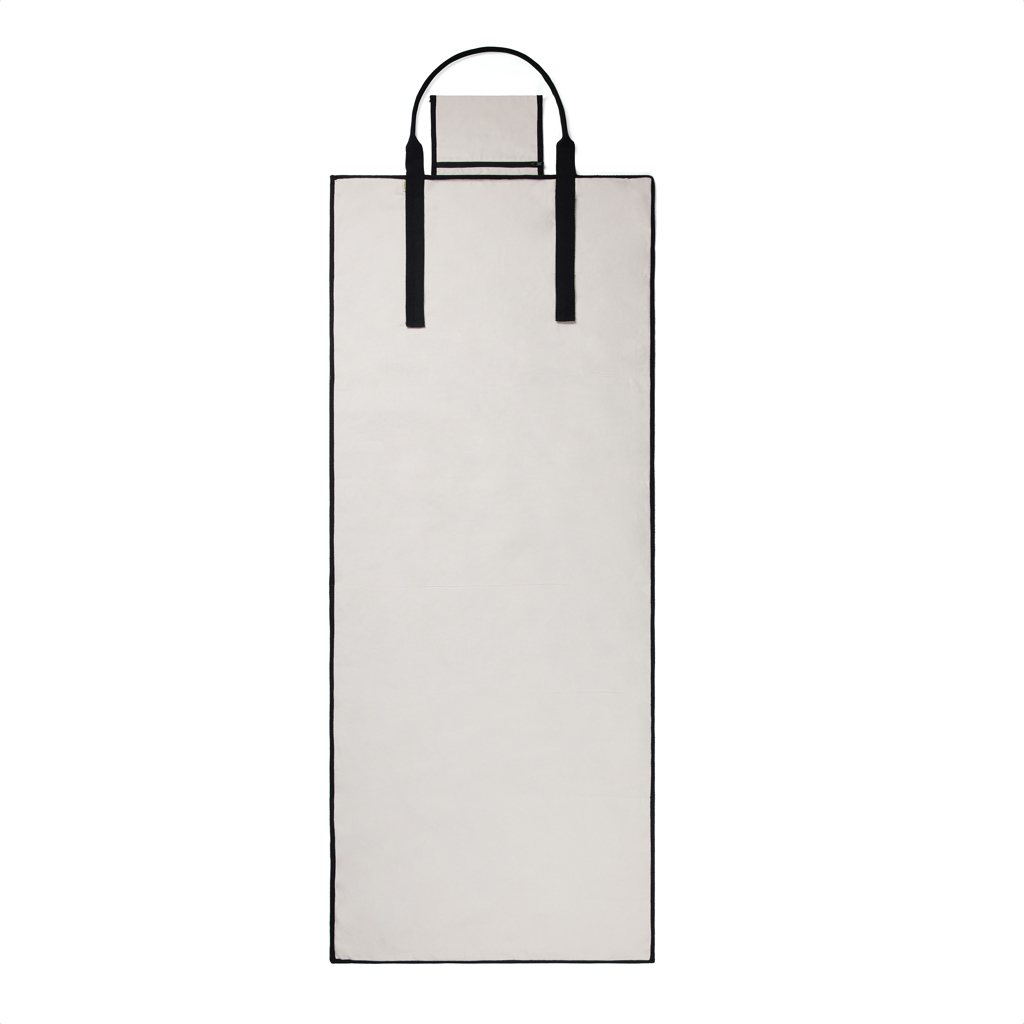 VINGA Volonne AWARE™ Strandmatte aus recyceltem Canvas mit Tragegriff und Tasche – bedruckbar