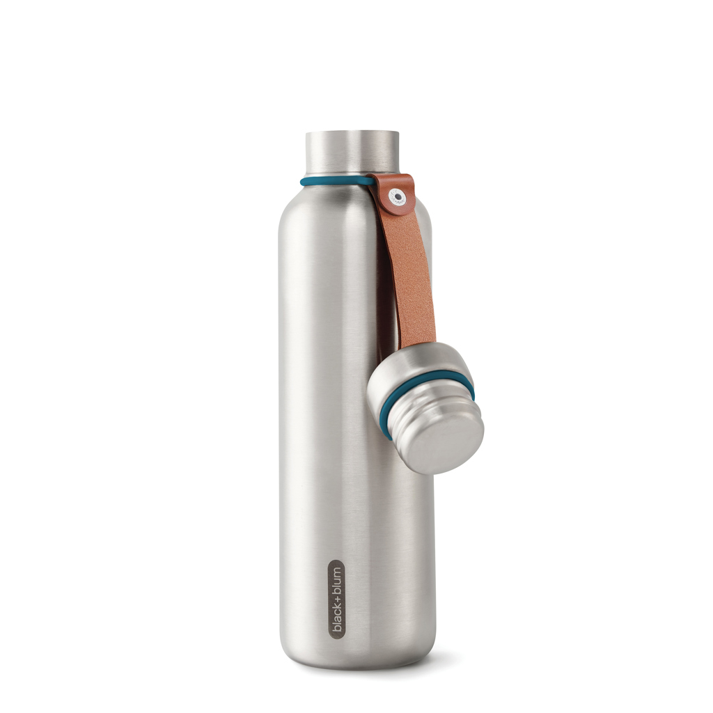 Edelstahl Isolierflasche 750 ml, 24h kalt/12h heiß – turkis