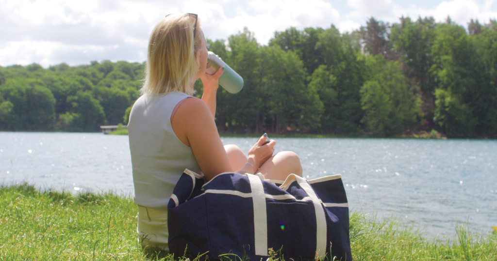 VINGA Volonne AWARE Strandtasche aus 100 % recyceltem Canvas bedruckbar VINGA Volonne AWARE Strandtasche aus 100 % recyceltem Canvas bedruckbar