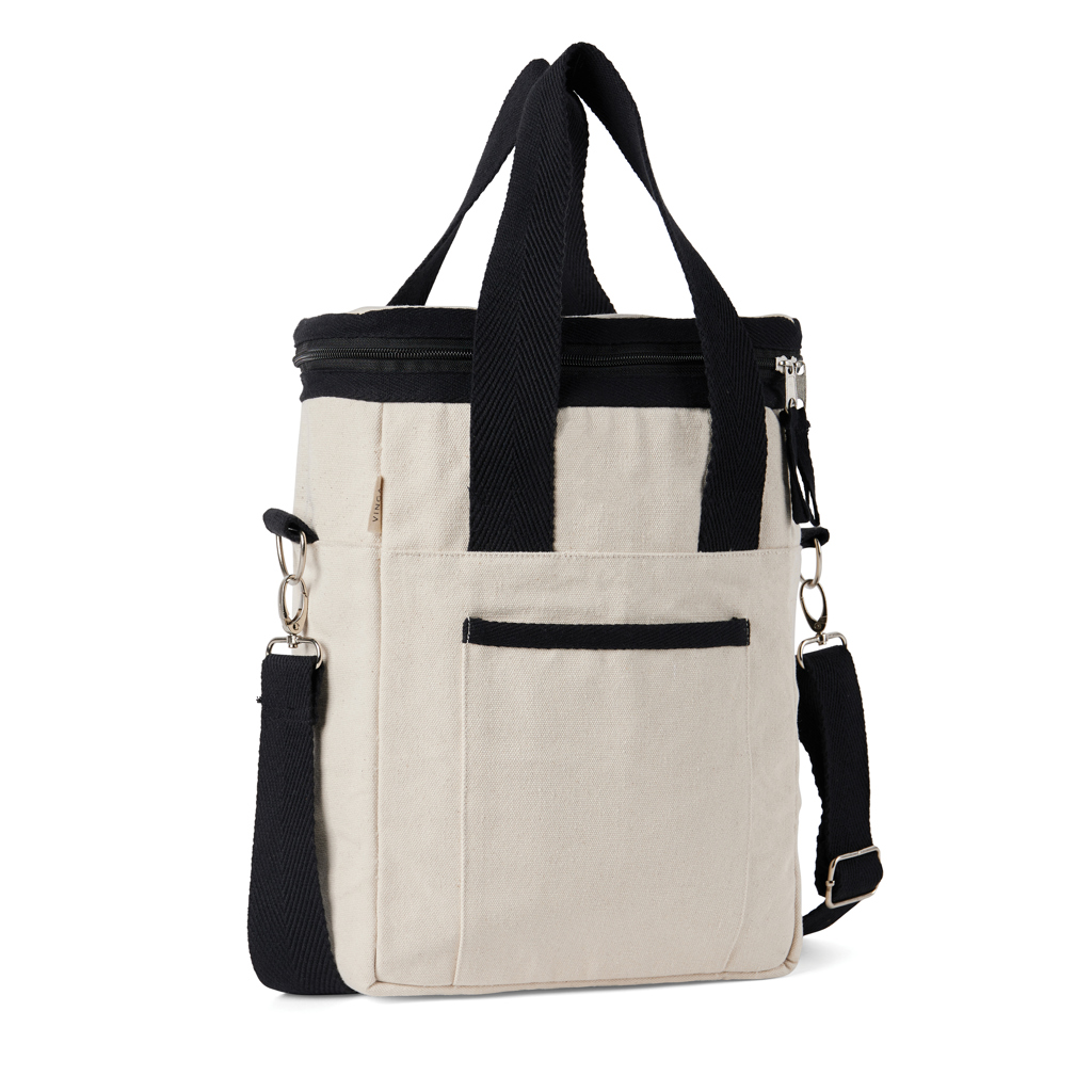 VINGA Volonne AWARE Kühltasche aus recyceltem Canvas mit Logo-Veredelung