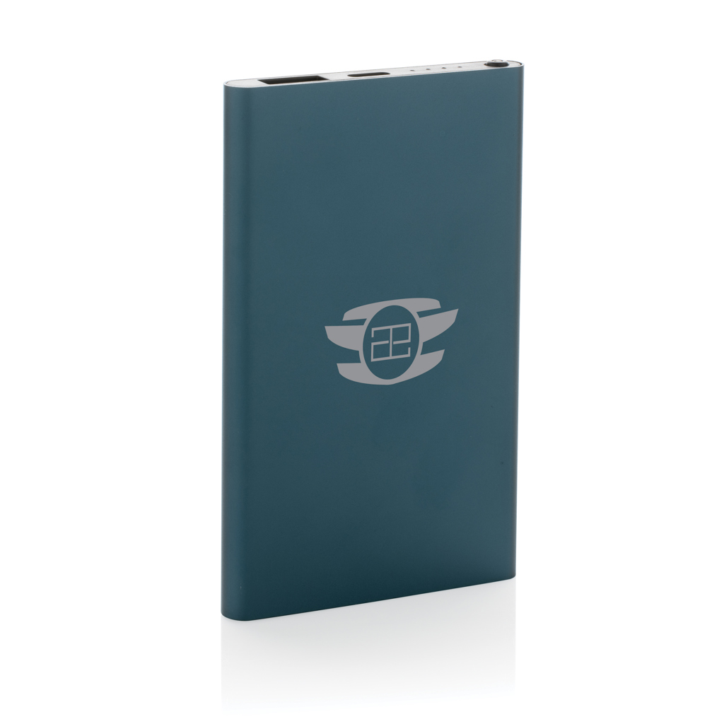 XD Collection 4.000 mAh Powerbank P322.42 aus RCS-recyceltem Aluminium und ABS, USB-C