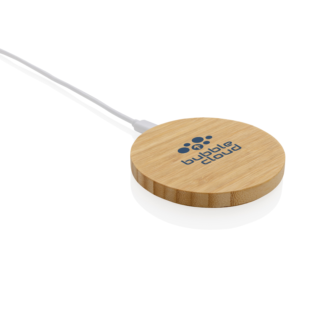 BambooPower 15W Charger – Elegantes Werbegeschenk aus FSC Bambus für Events BambooPower 15W Charger – Elegantes Werbegeschenk aus FSC Bambus für Events