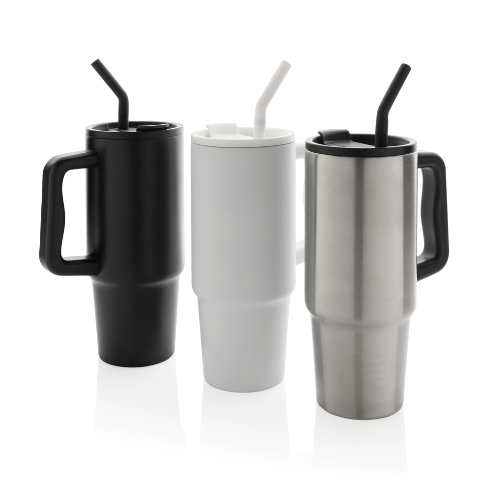 XD Collection Embrace Deluxe Thermobecher 900 ml aus RCS-recyceltem Edelstahl, gravur- und druckfähig