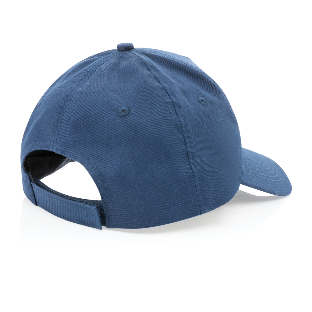Impact 5-Panel Cap aus recyceltem Baumwoll-Polyester-Twill mit AWARE Tracer – bedruckbar