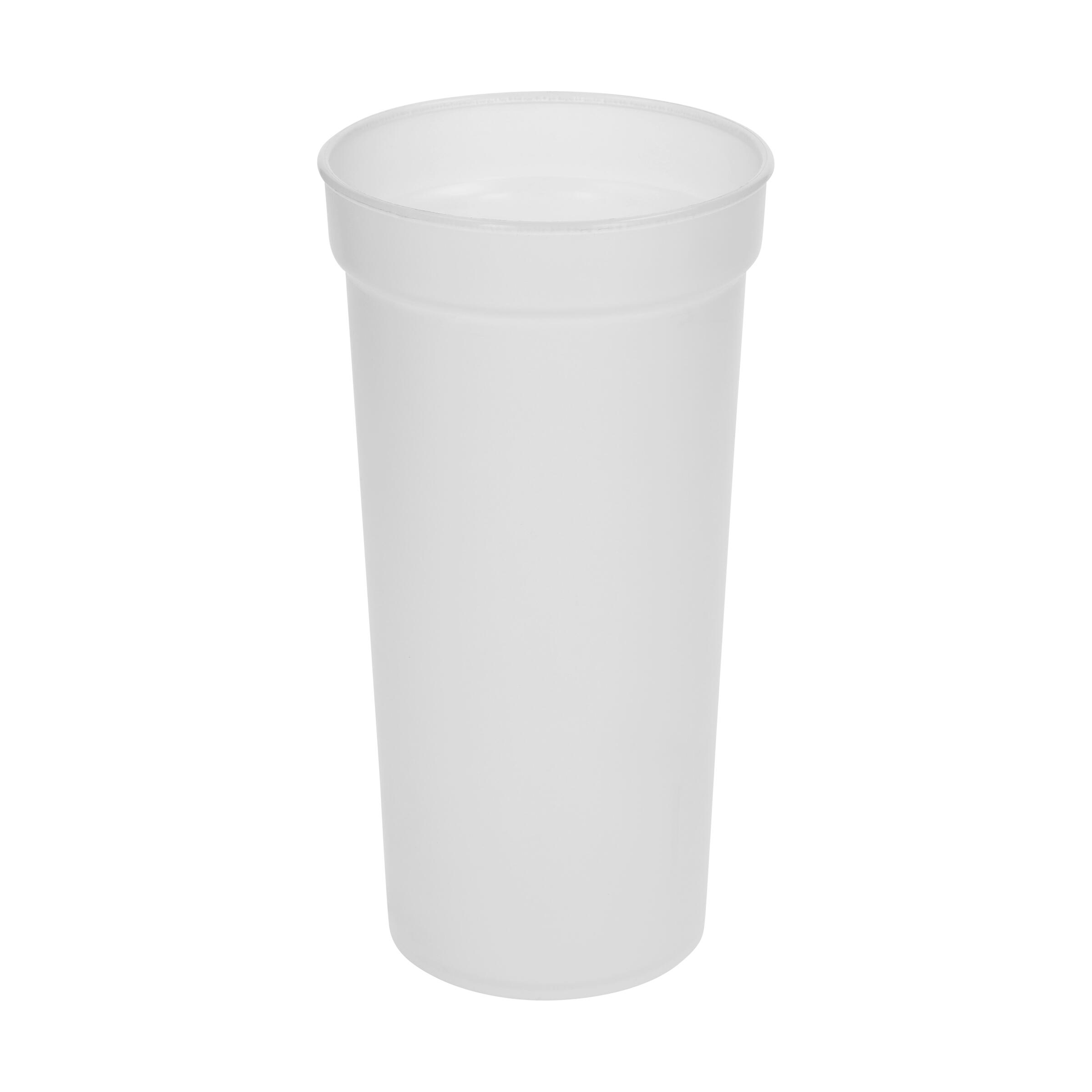 Trinkbecher "Pfand" 0,5 l – transparent-milchig Trinkbecher "Pfand" 0,5 l – transparent-milchig