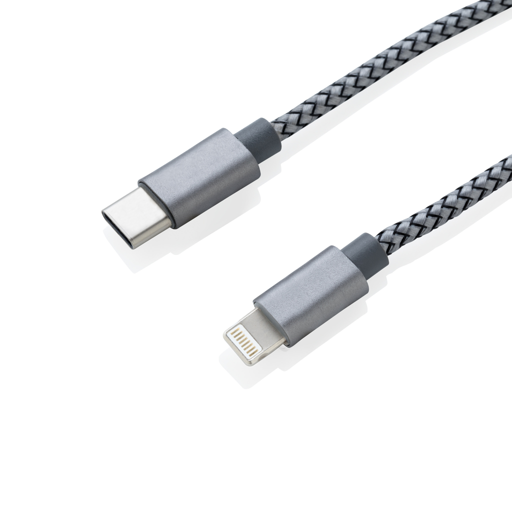XD Collection 3-in-1 Ladekabel umwoben mit USB-C, Lightning und Micro-USB XD Collection 3-in-1 Ladekabel umwoben mit USB-C, Lightning und Micro-USB