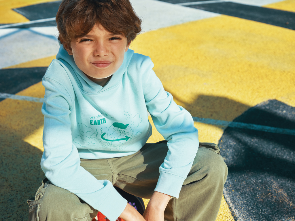 IQONIQ Yengo Kids Hoodie aus Bio- und recycelter Baumwolle, bedruckbar IQONIQ Yengo Kids Hoodie aus Bio- und recycelter Baumwolle, bedruckbar