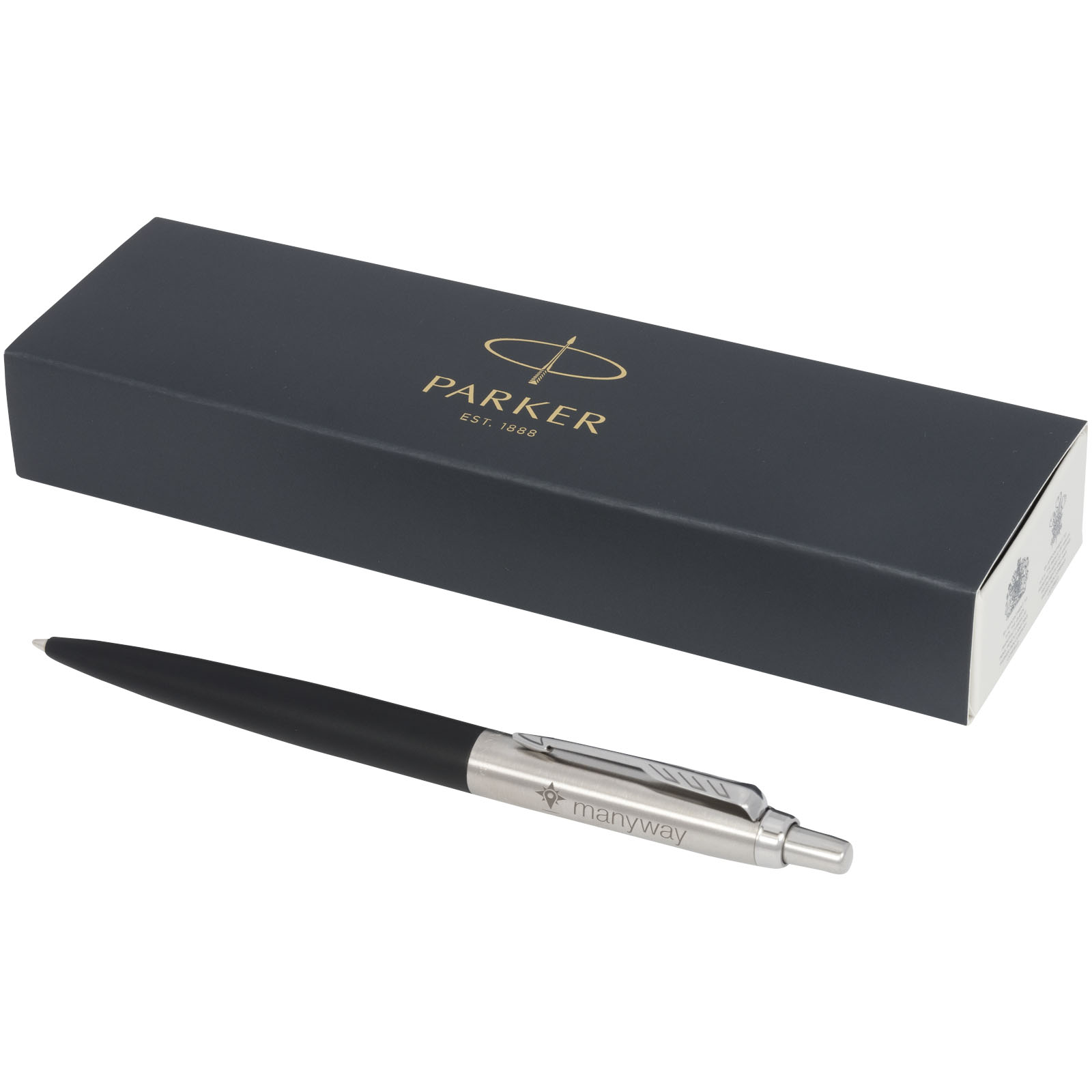 Parker Jotter XL matt mit Kugelschreiber mit Chromverzierung (blaue Mine) Parker Jotter XL matt mit Kugelschreiber mit Chromverzierung (blaue Mine)