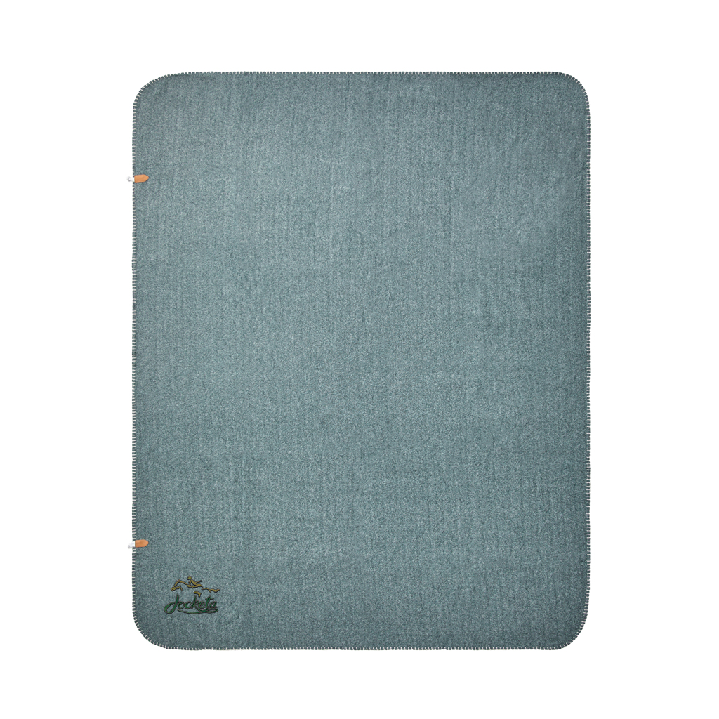 VINGA Bilton Fleecedecke Upcycling 190g/m² mit Stickerei-Veredelung
