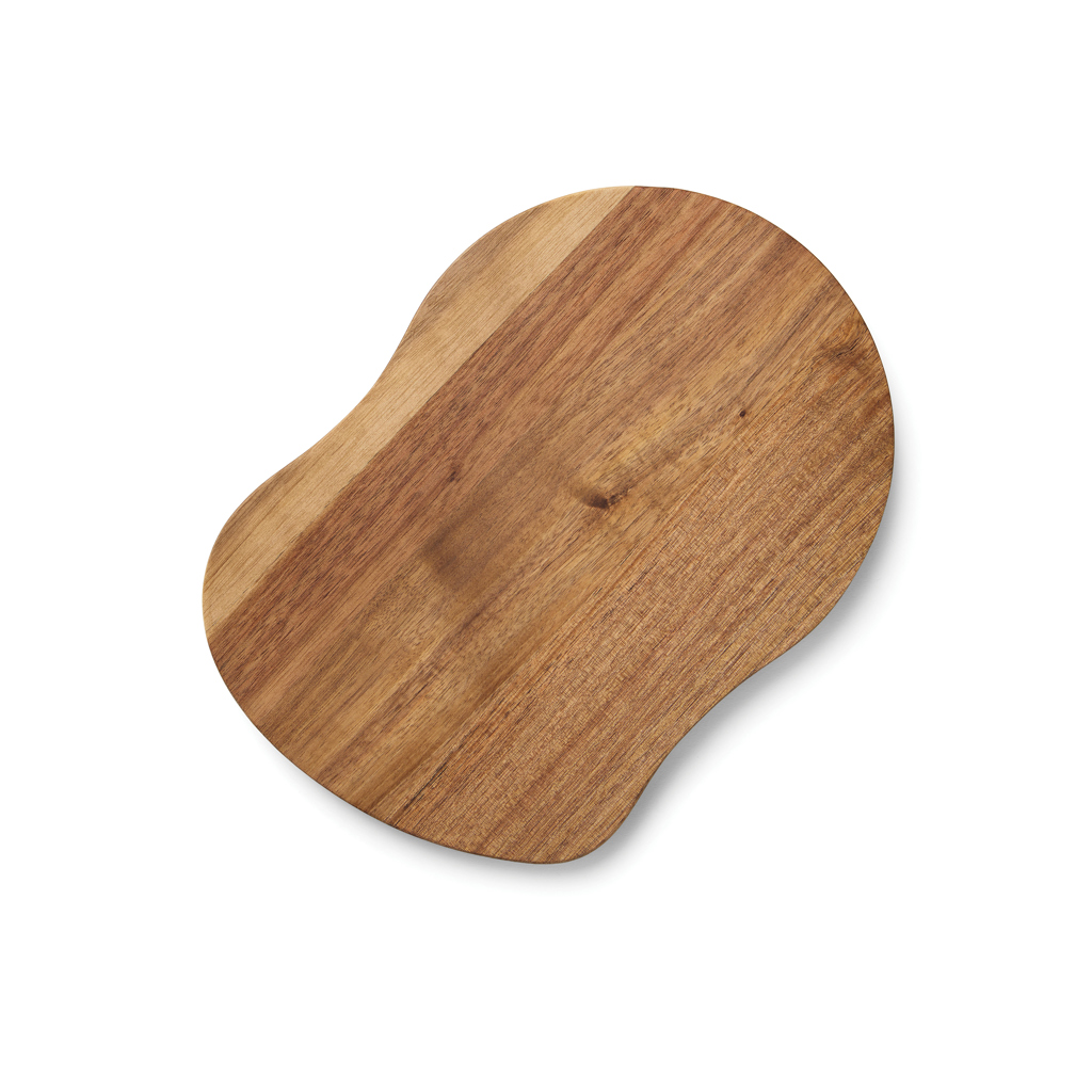 VINGA Veia Käse-Set aus Akazienholz mit drei Edelstahl-Käsemessern, mit Logo-Gravur