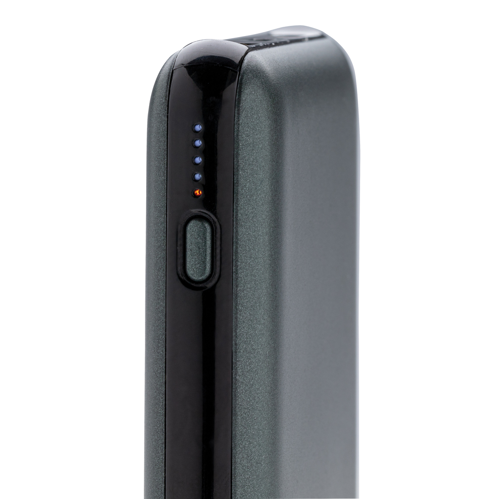 Powerbank 10000 mAh PD18W Wireless10W, Kabel PVC-frei grau Powerbank 10000 mAh PD18W Wireless10W, Kabel PVC-frei grau