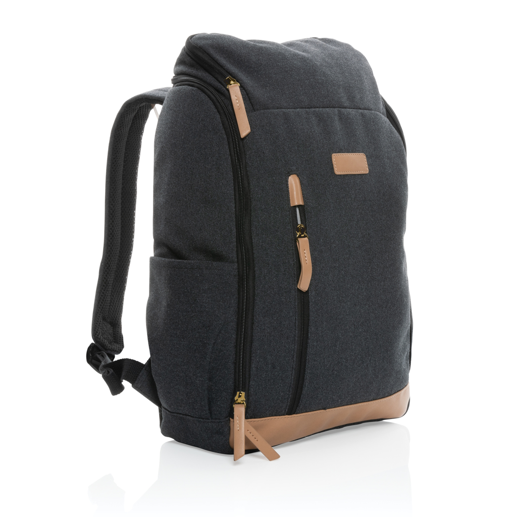 Impact AWARE™ 16 oz. Laptop-Rucksack 15 Zoll aus recyceltem Canvas, bedruckbar