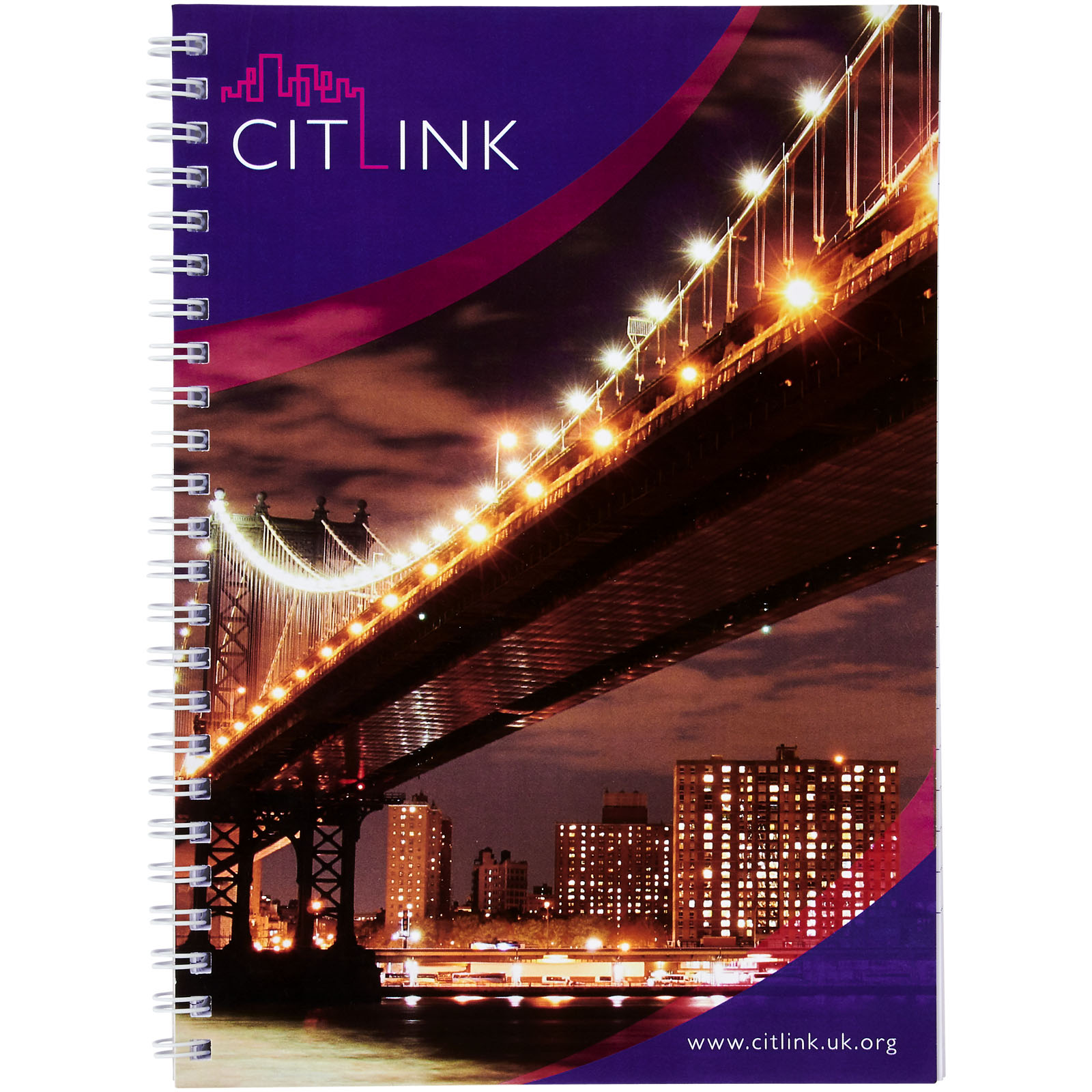 Desk-Mate® A5 Notizbuch mit Spiralbindung