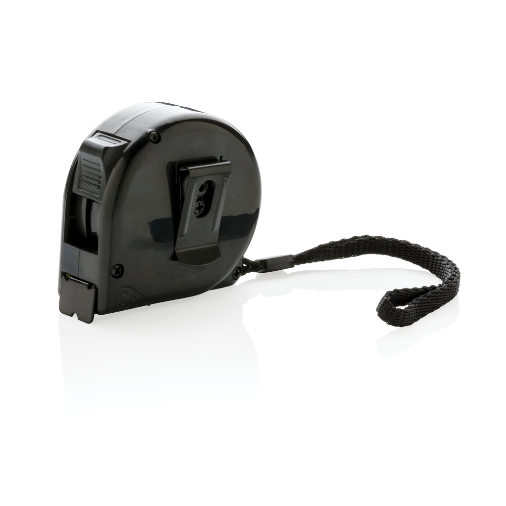 Maßband 5 m / 19 mm mit Gürtelclip (XD Collection P113.26) - Logo bedruckbar