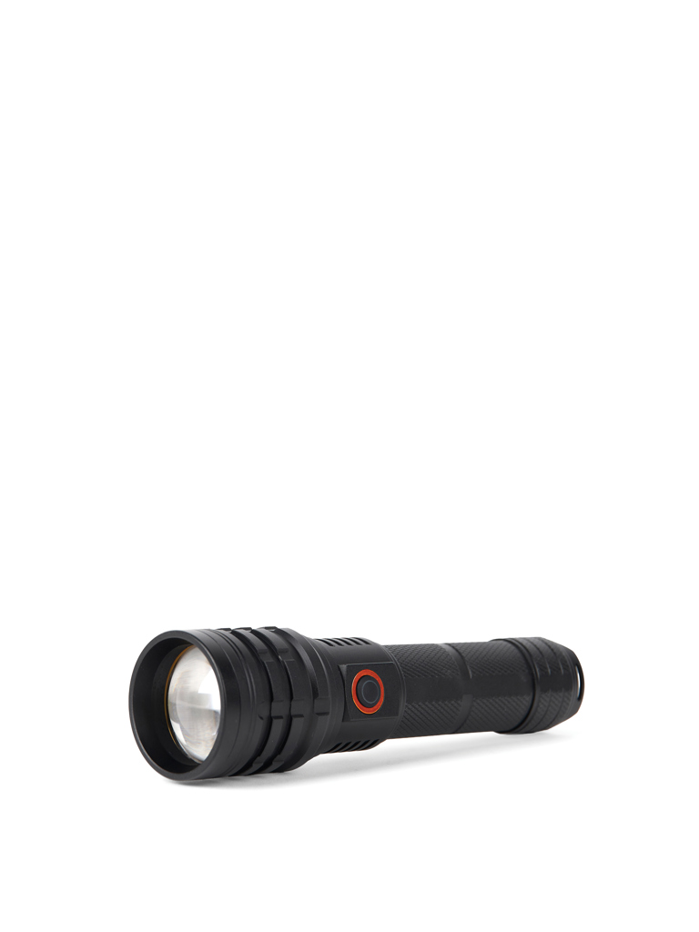 Nordic Drift Everest Akku-Taschenlampe 1.000 Lumen mit Zoom – mit Logo Nordic Drift Everest Akku-Taschenlampe 1.000 Lumen mit Zoom – mit Logo