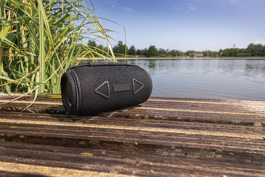 XD Collection Prisma 16W Bluetooth-Lautsprecher IPX4 aus RCS rec. ABS und rPET