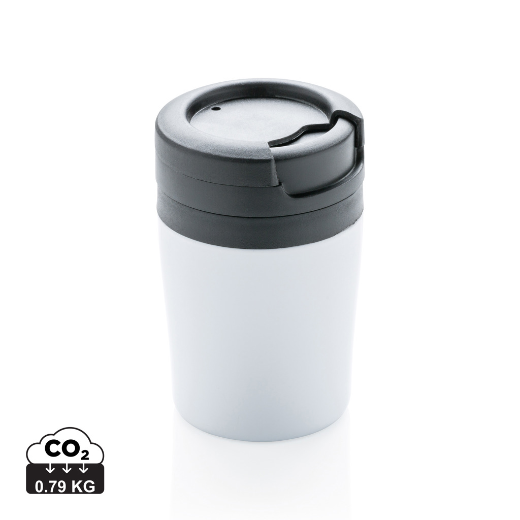 XD Xclusive Coffee-to-go-Becher 160 ml, doppelwandig, Edelstahl mit PP-Innenwand
