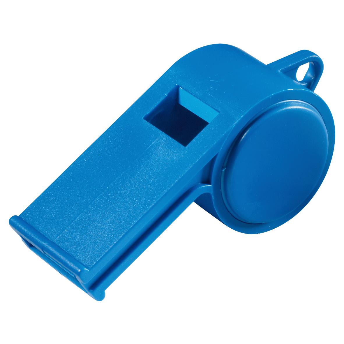 Trillerpfeife "Sport", ohne Kordel, uni-colour – standard-blau