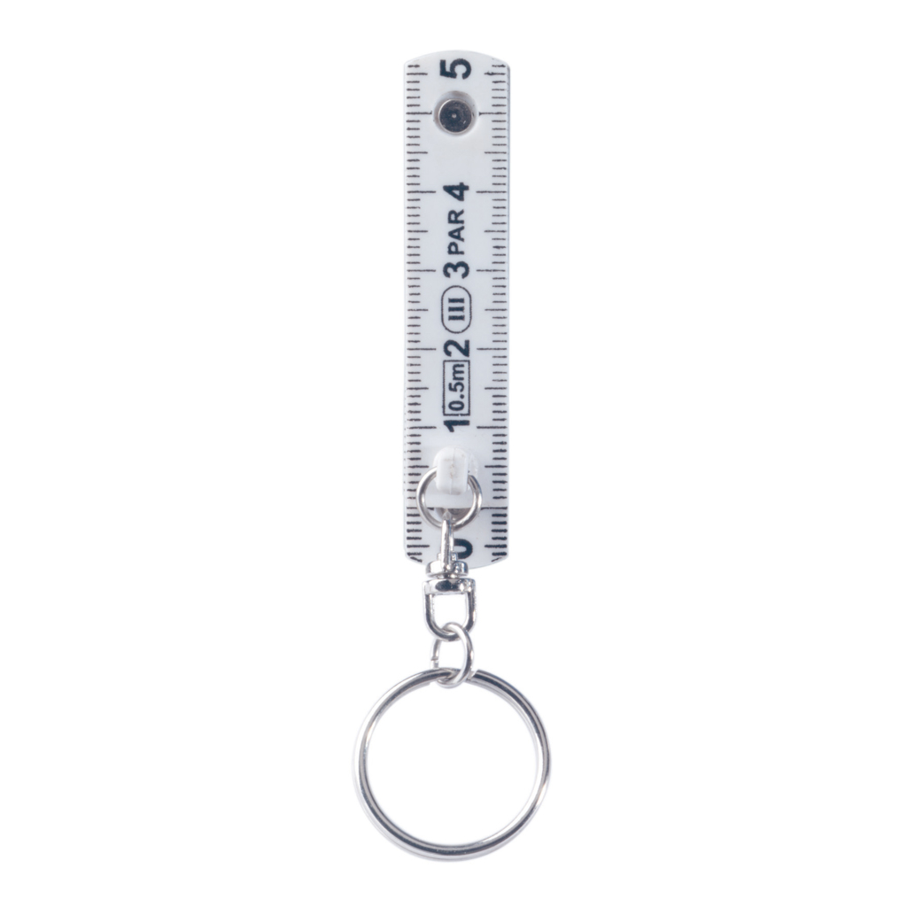 XD Collection Mini Zollstock 50 cm mit Schlüsselanhänger – bedruckbar