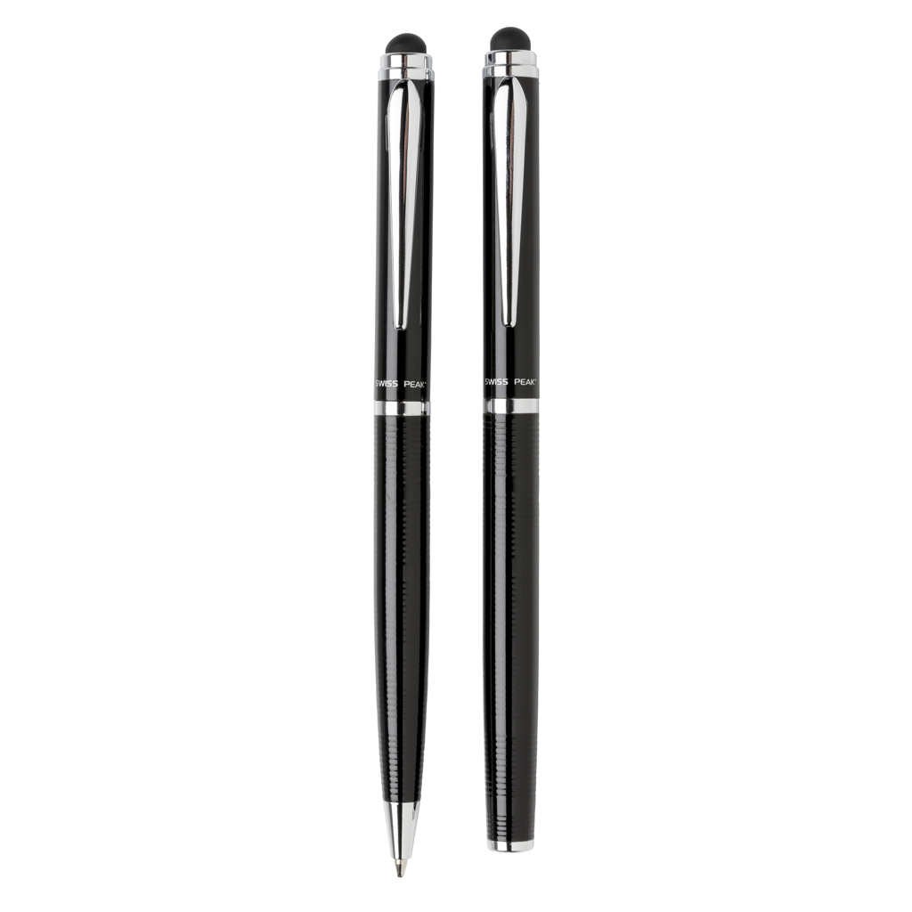 Swiss Peak Deluxe Schreibset Stylus Kugelschreiber und Rollerball Metall Swiss Peak Deluxe Schreibset Stylus Kugelschreiber und Rollerball Metall