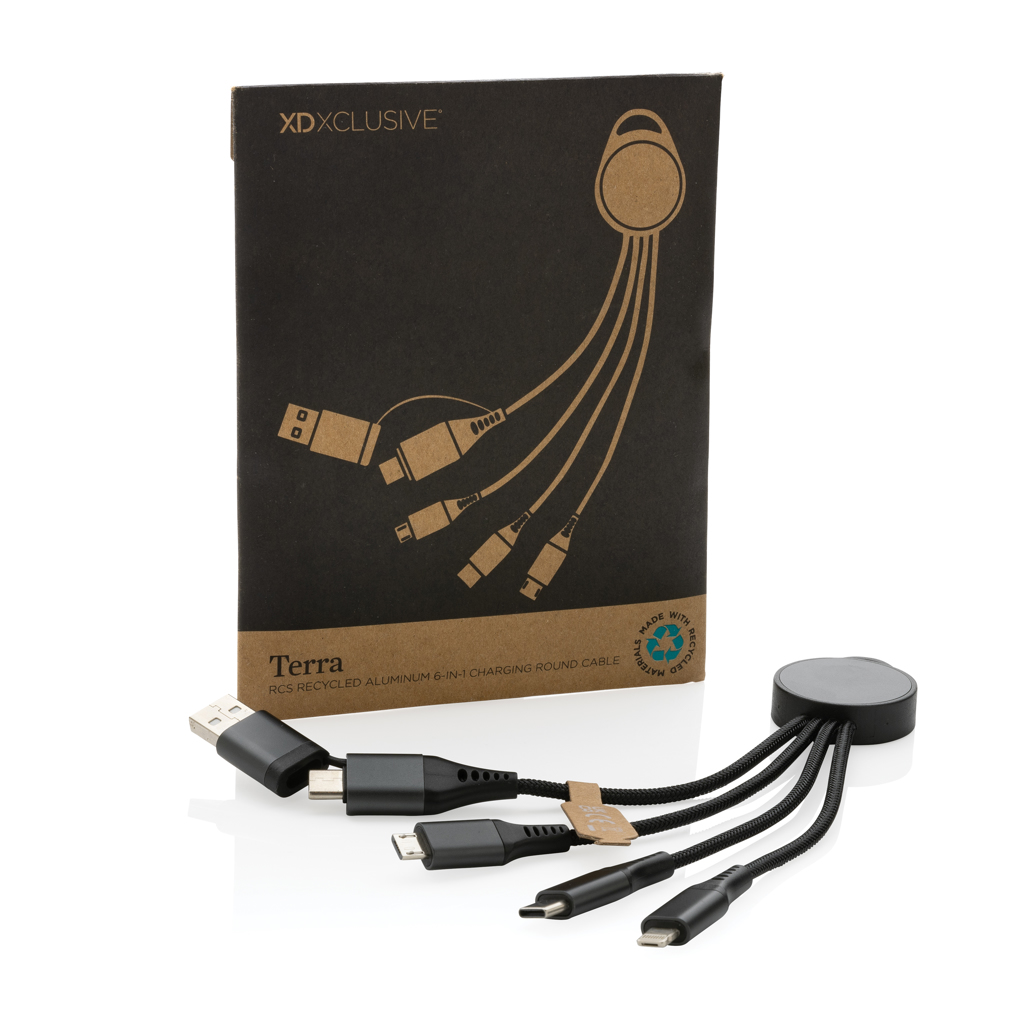 Terra 6-in-1 RCS Aluminium Kabel – Innovatives Gadget für Events
