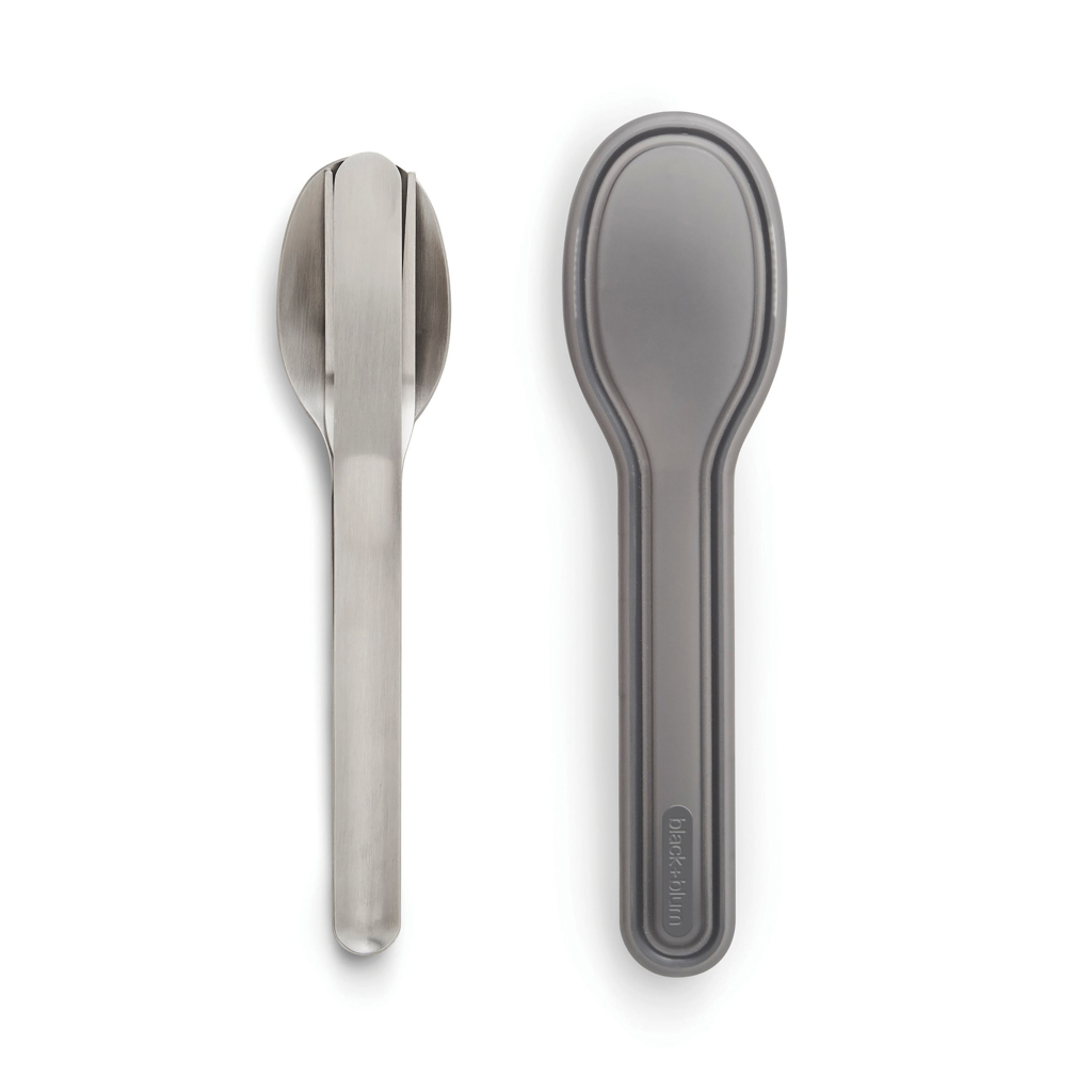 Black+Blum Besteck-Set 3-teilig Edelstahl im PP-Etui, BPA-frei, bedruckbar Black+Blum Besteck-Set 3-teilig Edelstahl im PP-Etui, BPA-frei, bedruckbar