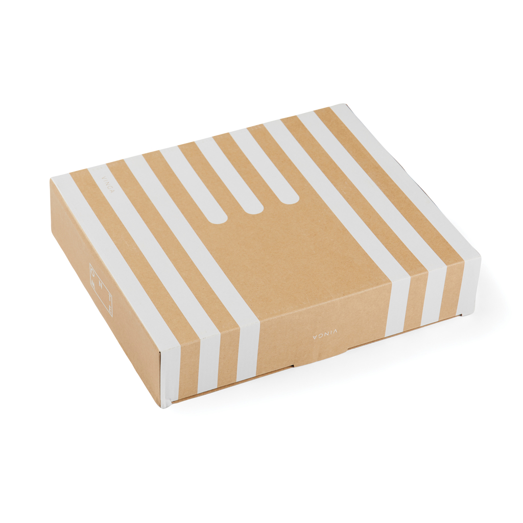 VINGA Monte Auflaufform Steingut rechteckig 33×26 cm, bedruckbar