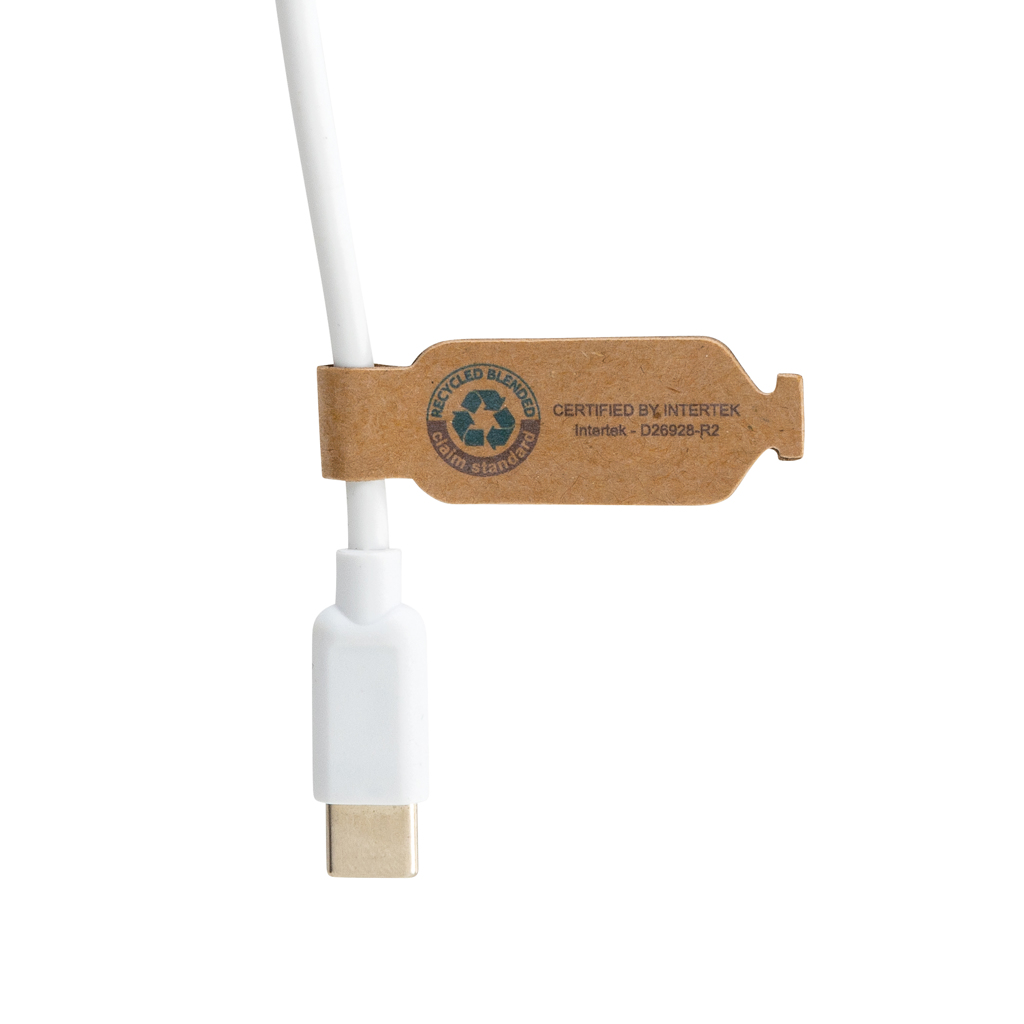 Ontario Multikabel 6-in-1 aus recyceltem Kunststoff – Ideales Eventgeschenk mit Logo