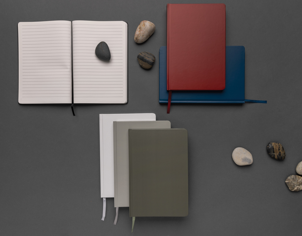 XD Collection Impact A5 Hardcover-Notizbuch aus Steinpapier XD Collection Impact A5 Hardcover-Notizbuch aus Steinpapier
