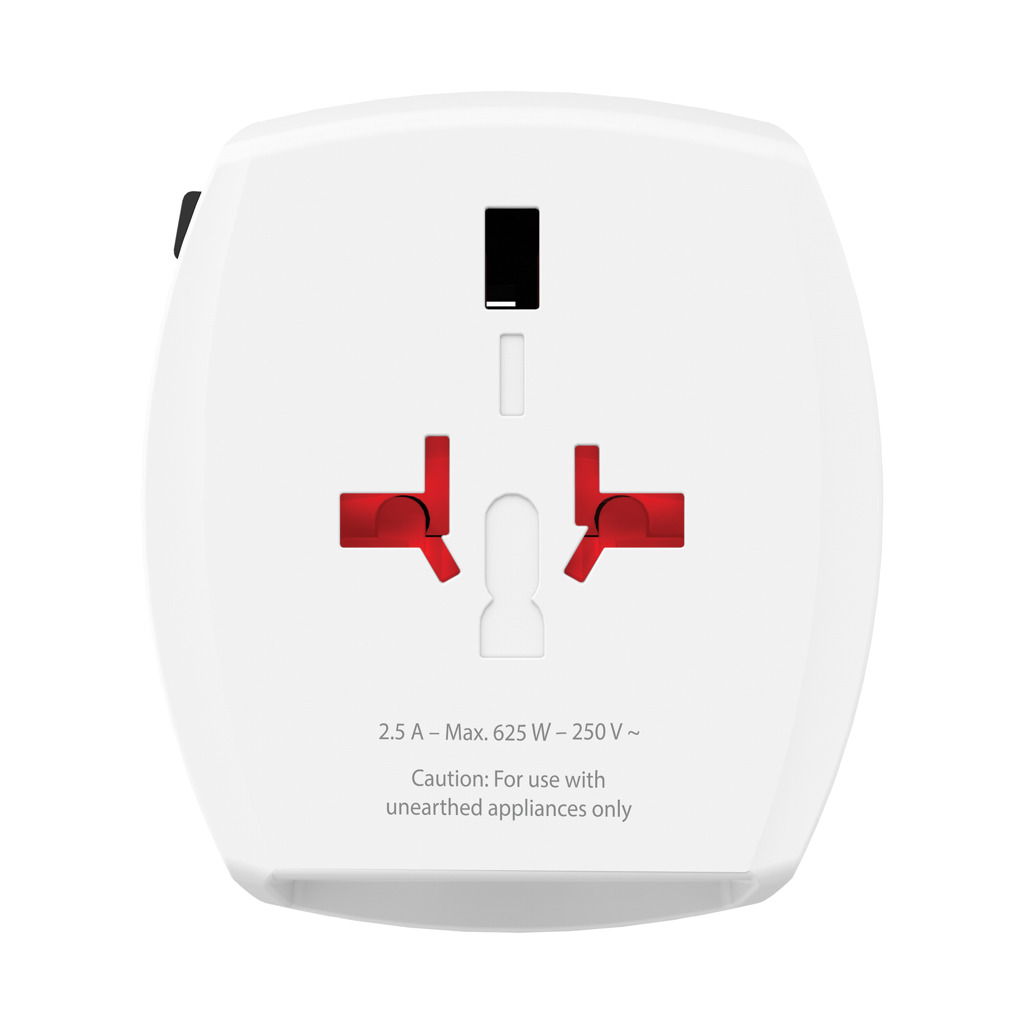 Business Weltadapter Dual USB-C & USB-A – weiß