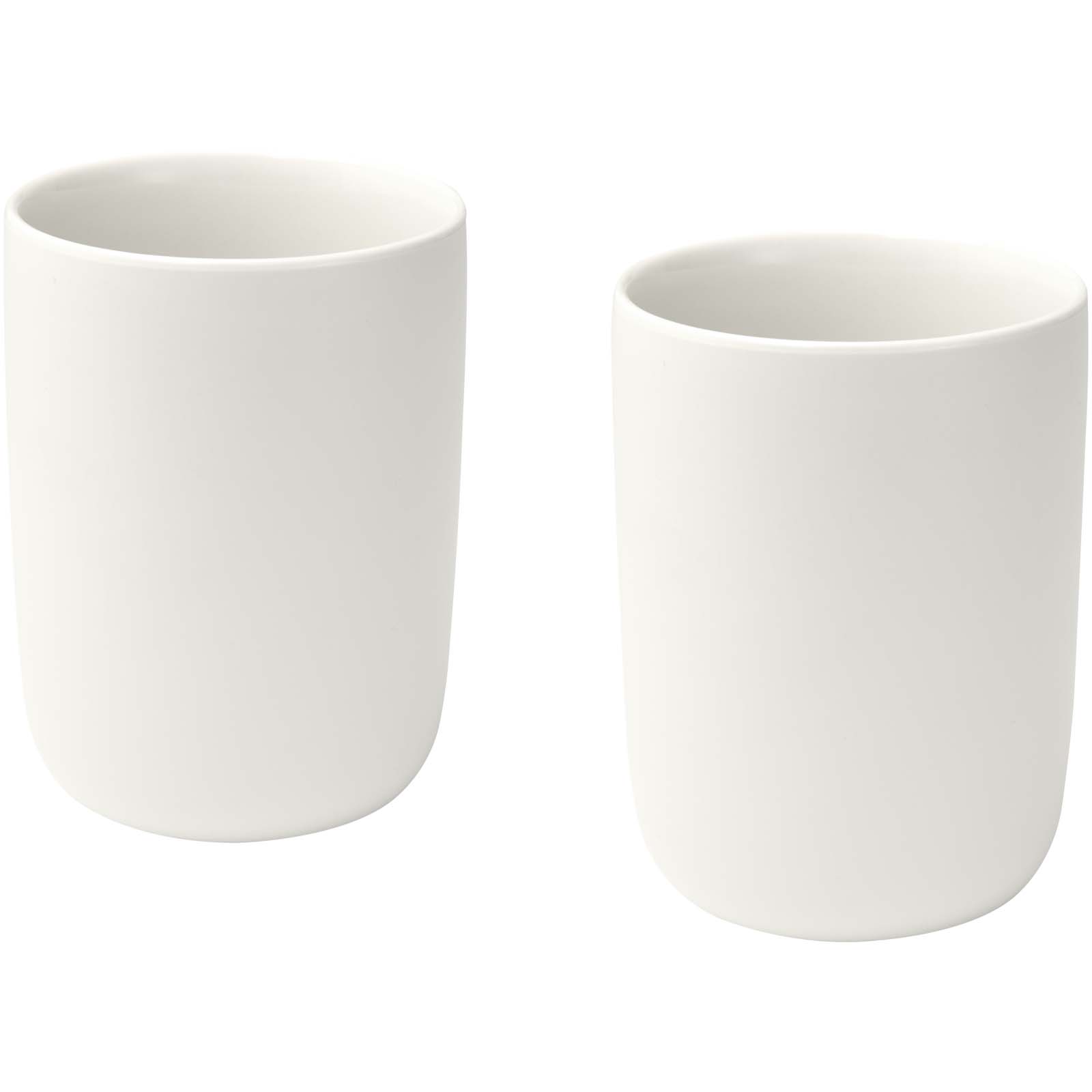 Male 350 ml Keramiktassen – 2er-Set, matt