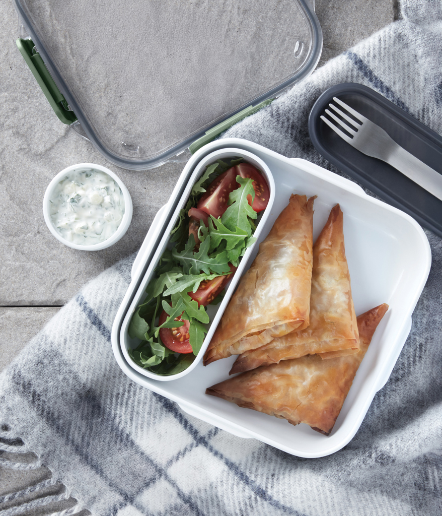 Black + Blum Lunch Box Original – Bento-Lunchbox mit Soßentopf, bedruckbar